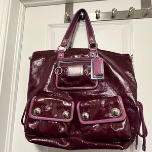 Coach poppy tote bag
